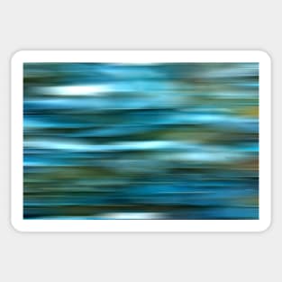 Abstract Blue Water Texture Sticker